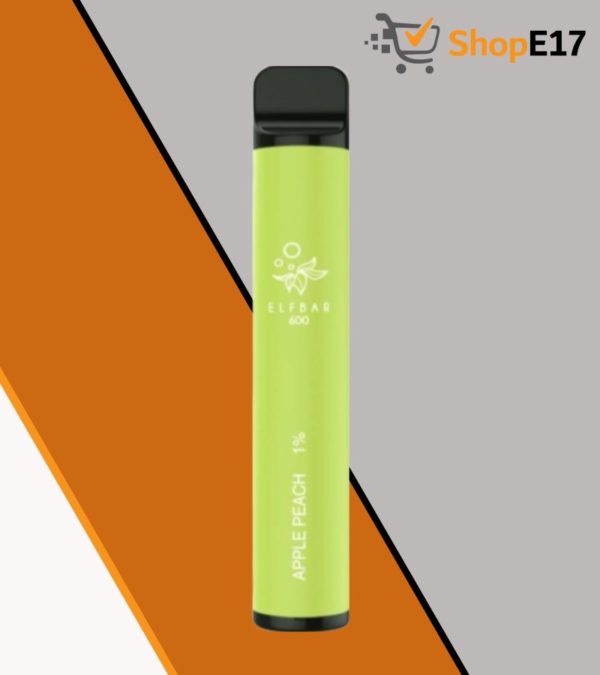 ELFBAR 600 Apple Peach Disposable Vape - 10mg