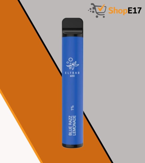 ELFBAR 600 Blue Razz Lemonade Disposable Vape - 10mg