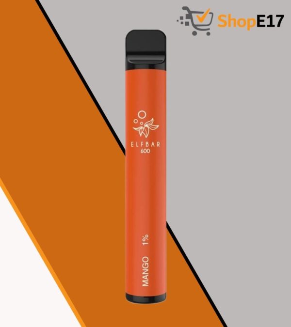 ELFBAR 600 Mango Disposable Vape - 10mg