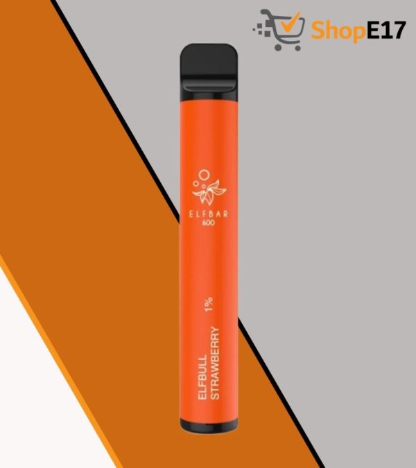 ELFBAR 600 Strawberry Elfbull Disposable Vape - 10mg