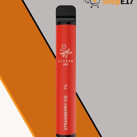 ELFBAR 600 Strawberry Ice Disposable Vape - 10mg