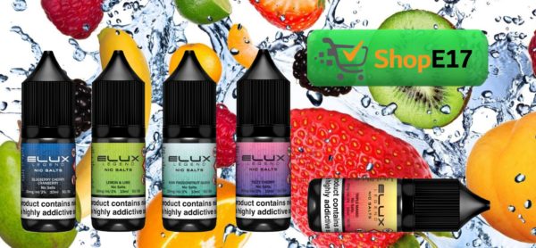 Elux Legend 10ml E-Liquids Nic Salts -10mg -20mg