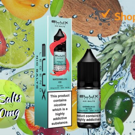 Elux Legend 10ml E-Liquids WATERMELON ICE Nic Salts -20mg