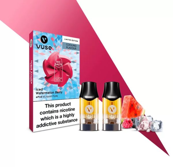 Iced Watermelon Berry Nic Salts eLiquid Pods