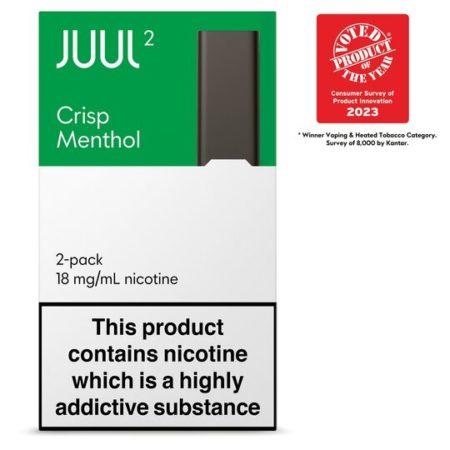 Juul2 Pods Crisp Menthol 18Mg