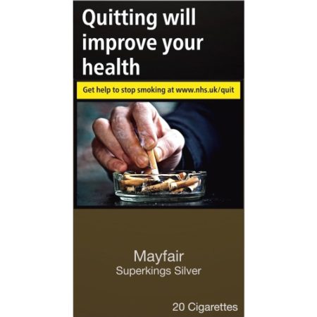 Mayfair Silver Superkings Cigarettes 20