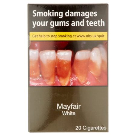 Mayfair White 20 Cigarettes