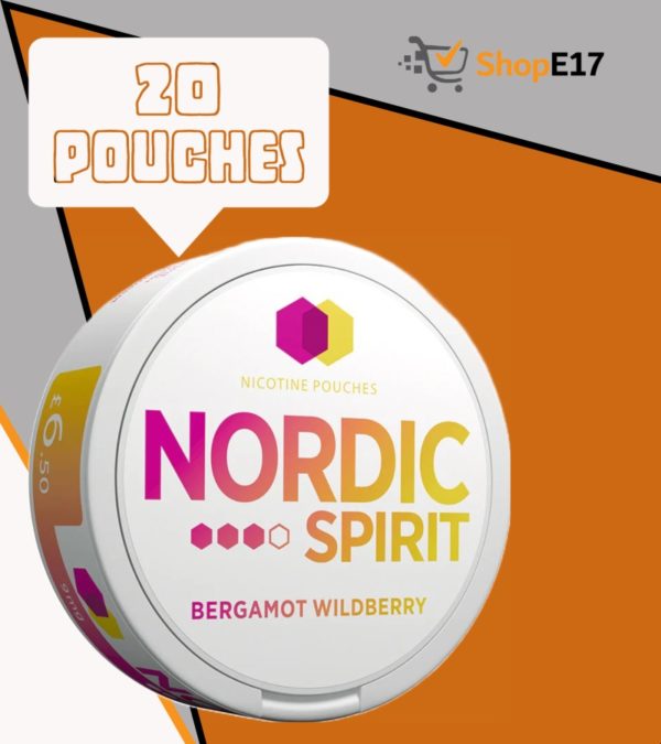 Nordic Spirit Bergamot Wildberry Regular 20 pouches