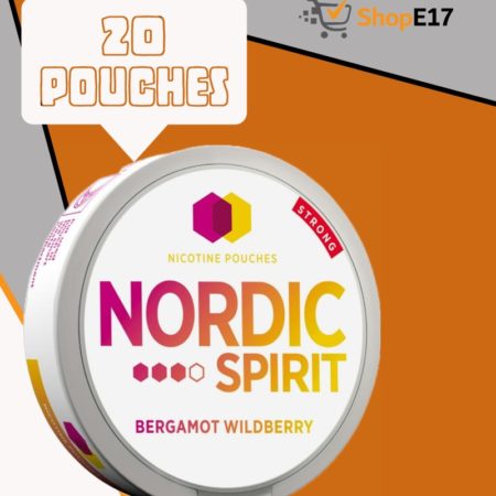 Nordic Spirit Bergamot Wildberry Strong 20 pouches