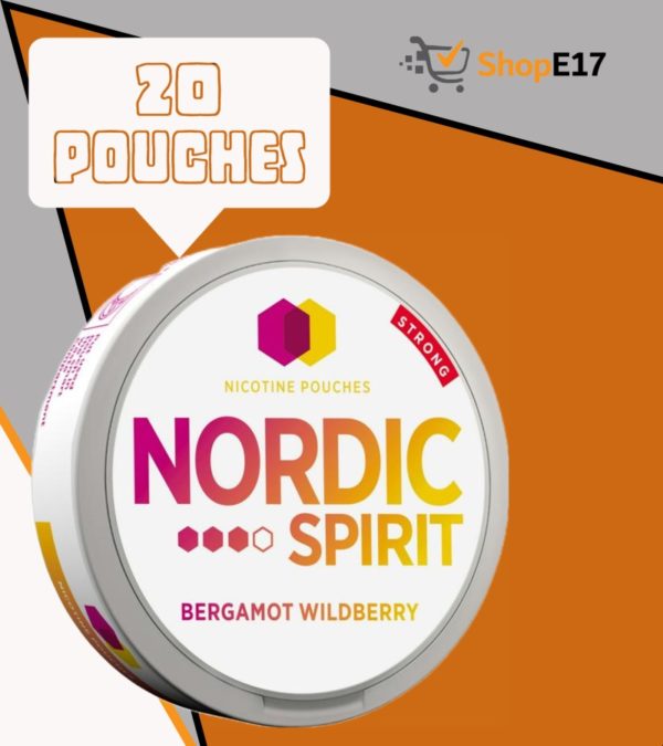 Nordic Spirit Bergamot Wildberry Strong 20 pouches