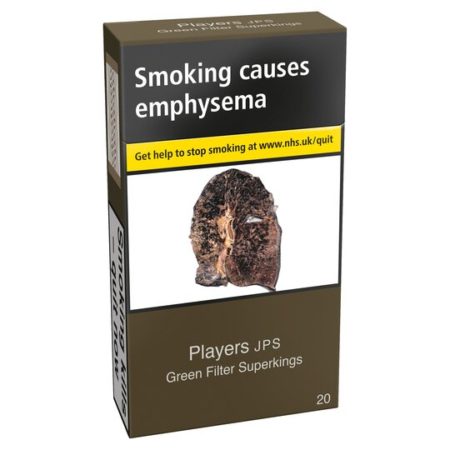 Players Green Filter Superkings Cigarettes 20 Pack