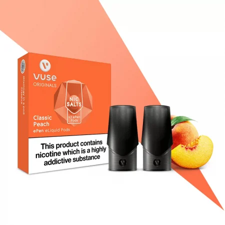 VUSE ePEN Classic Peach Nic Salts e-Liquid Pods