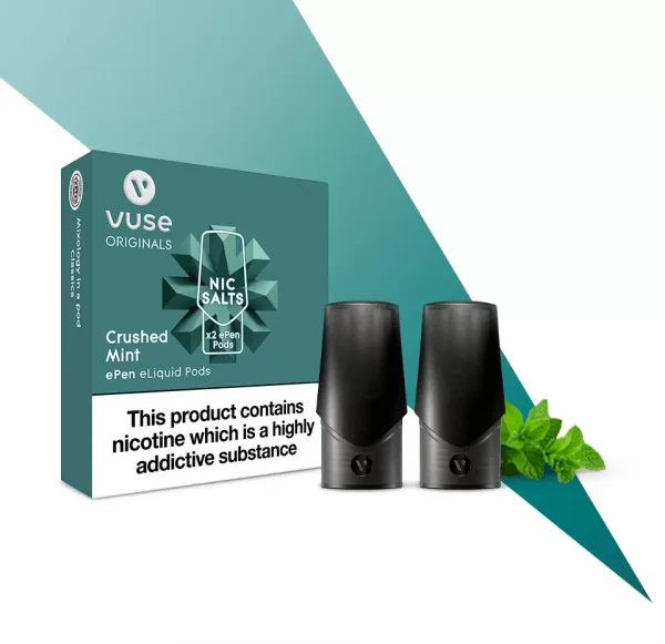 VUSE ePEN Crushed Mint Nic Salts e-Liquid Pods