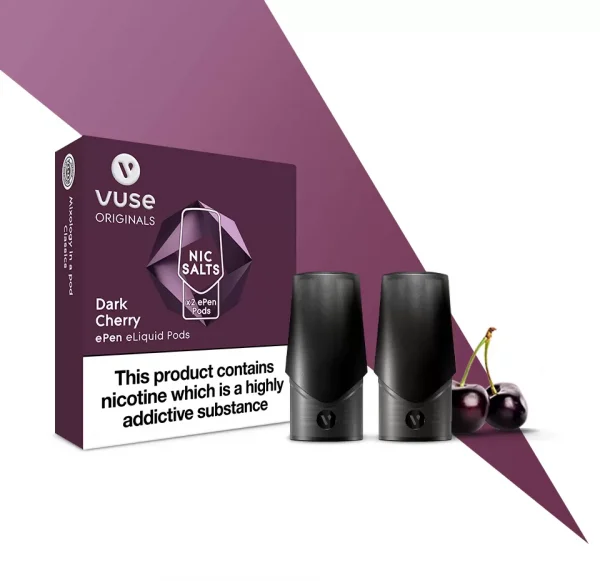 VUSE ePEN Dark Cherry Nic Salts e-Liquid Pods