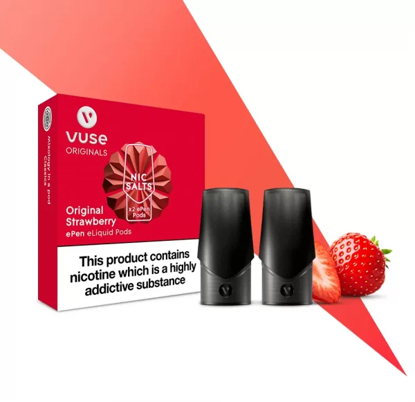 VUSE ePEN Original Strawberry Nic Salts e-Liquid Pods