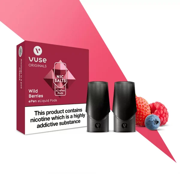 VUSE ePEN Wild Berries Nic Salts e-Liquid Pods