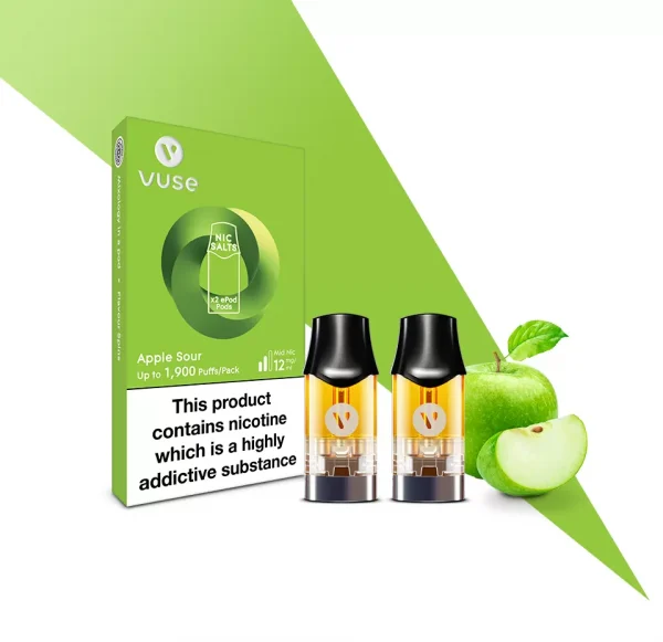 VUSE ePOD Apple Sour Nic Salts e-Liquid Pods