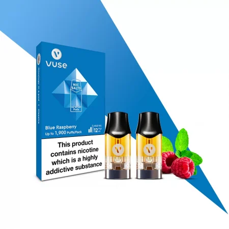 VUSE ePOD Blue Raspberry Nic Salts e-Liquid Pods