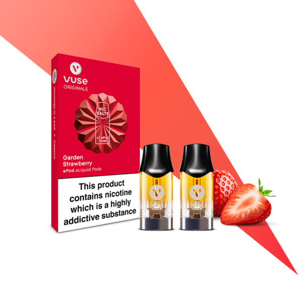 VUSE ePOD Garden Strawberry Nic Salts e-Liquid Pods