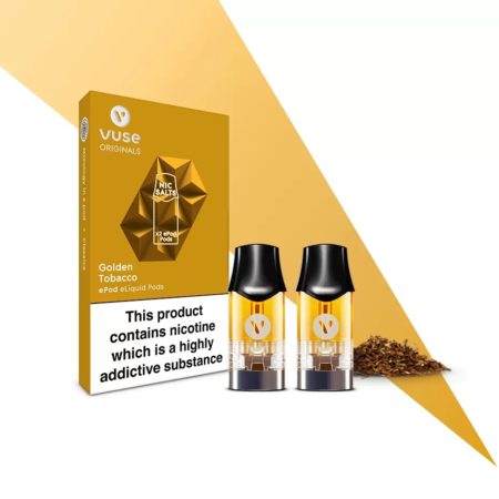 VUSE ePOD Golden Tobacco Nic Salts e-Liquid Pods