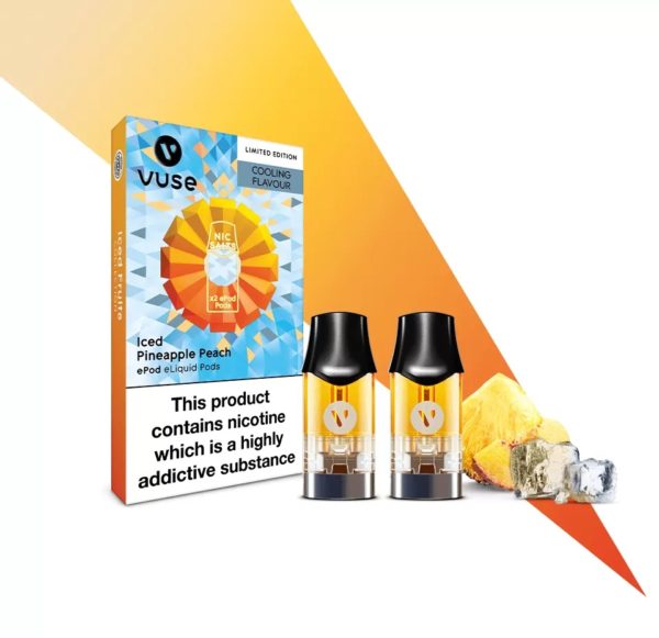 VUSE ePOD Iced Pineapple Peach Nic Salts eLiquid Pods