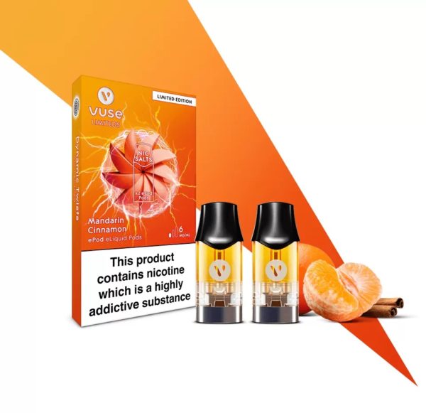 VUSE ePOD Mandarin Cinnamon Nic Salts e-Liquids Pods