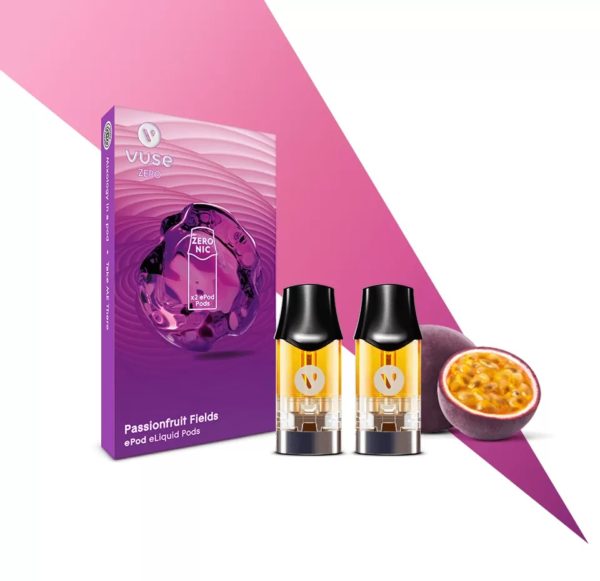 VUSE ePOD Passionfruit Fields Nic Salts e-Liquid Pods