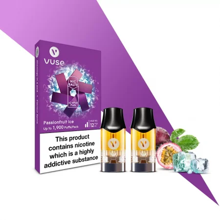 VUSE ePOD Passionfruit Ice Nic Salts e-Liquid Pods