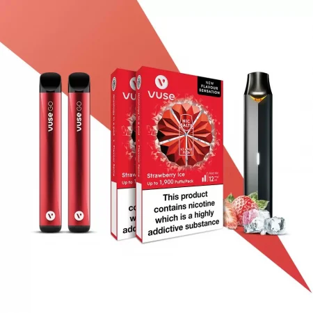 VUSE ePOD & VUSE GO Strawberry Ice Bundle