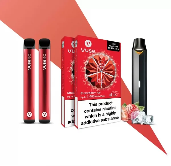 VUSE ePOD & VUSE GO Strawberry Ice Bundle