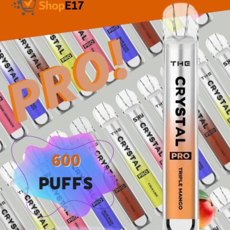 Crystal Pro Bar 600 Triple Mango Disposable Vape