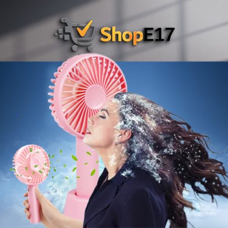 Mini Handheld Fan Portable Rechargeable Battery Operated Cooling Desktop