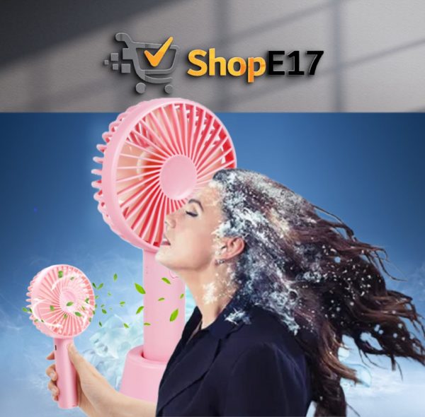 Mini Handheld Fan Portable Rechargeable Battery Operated Cooling Desktop