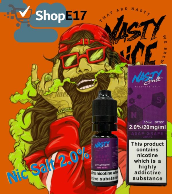 Nasty Salt Asap Grape - Grape