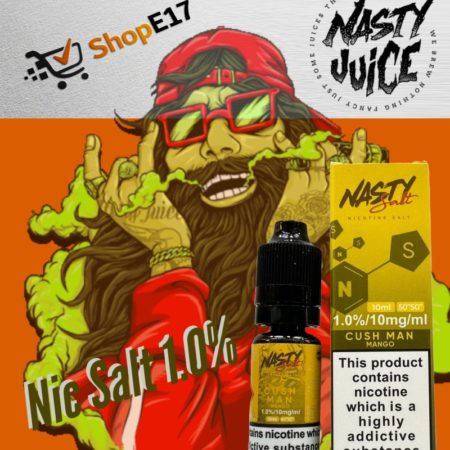 Nasty Salt Cush Man E-Liquid 1.0% Nic Salt 20mgml