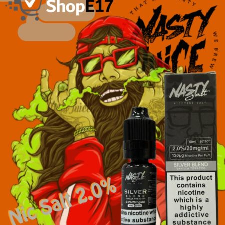 Nasty Salt Silver Blend - Vanilla Tobacco