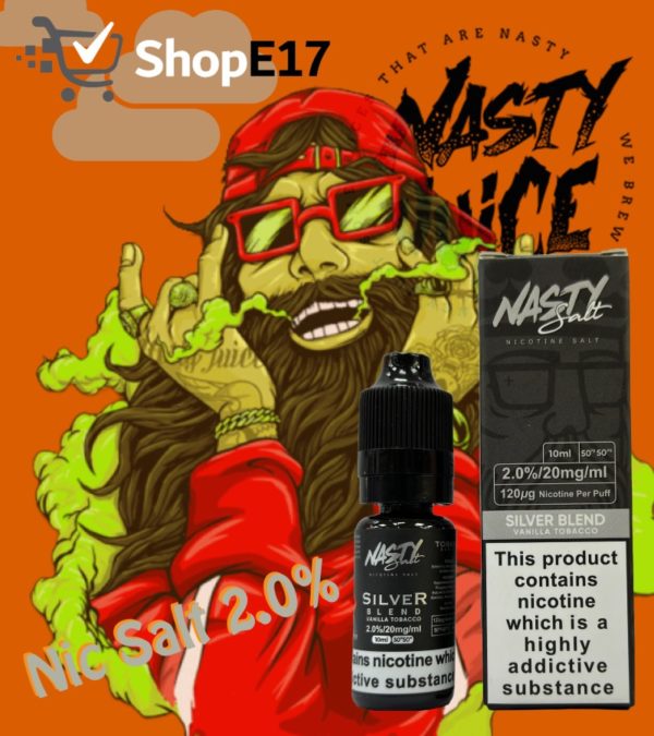 Nasty Salt Silver Blend - Vanilla Tobacco