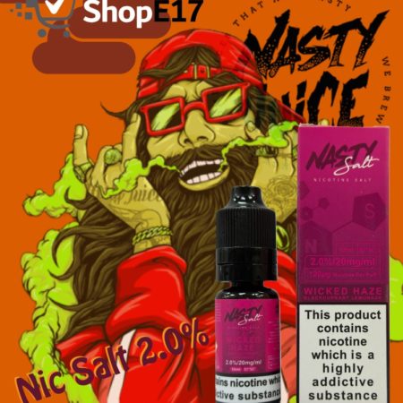 Nasty Salt Wicked Haze Blackcurrant Lemonade