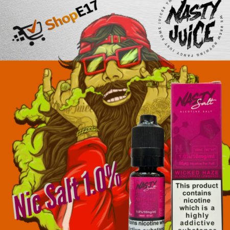 Nasty Salt Wicked Haze E-Liquid 1.0% Nic Salt 20mgml