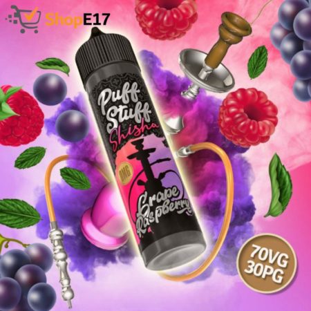 Puff Stuff Shisha Grape Raspberry OMG Nic Salt Compatible