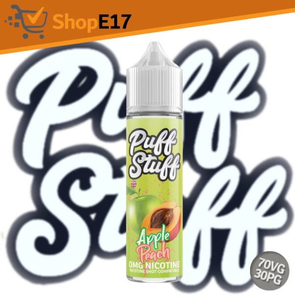 Puff Stuff Shisha OMG Apple Peach Nic Shot