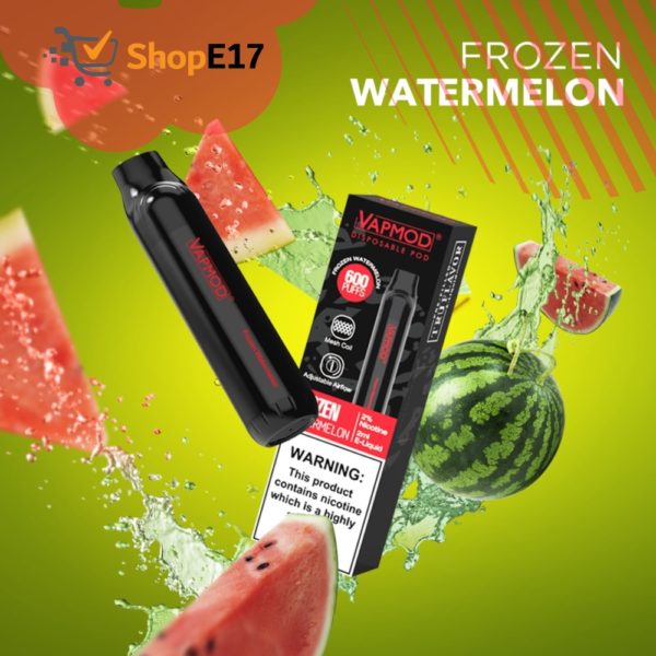 VapMod 600 Frozen Watermelon Nic 2% E-Liquid Disposable Vape