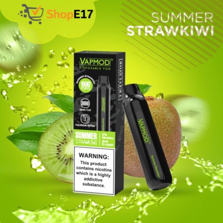 VapMod 600 Summer Strawkiwi Nic 2% E-Liquid Disposable Vape